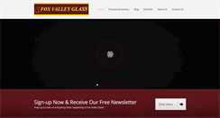 Desktop Screenshot of foxvalleyglassshop.com